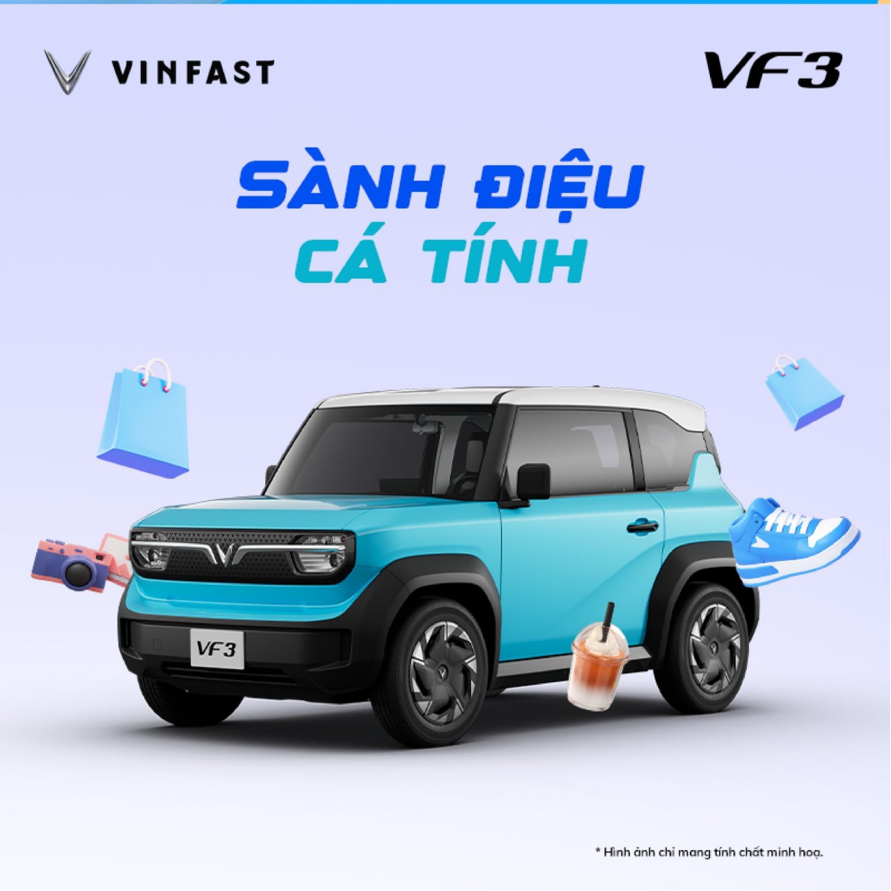VinFast VF 3 xe điện đô thị cho người trẻ thành thị